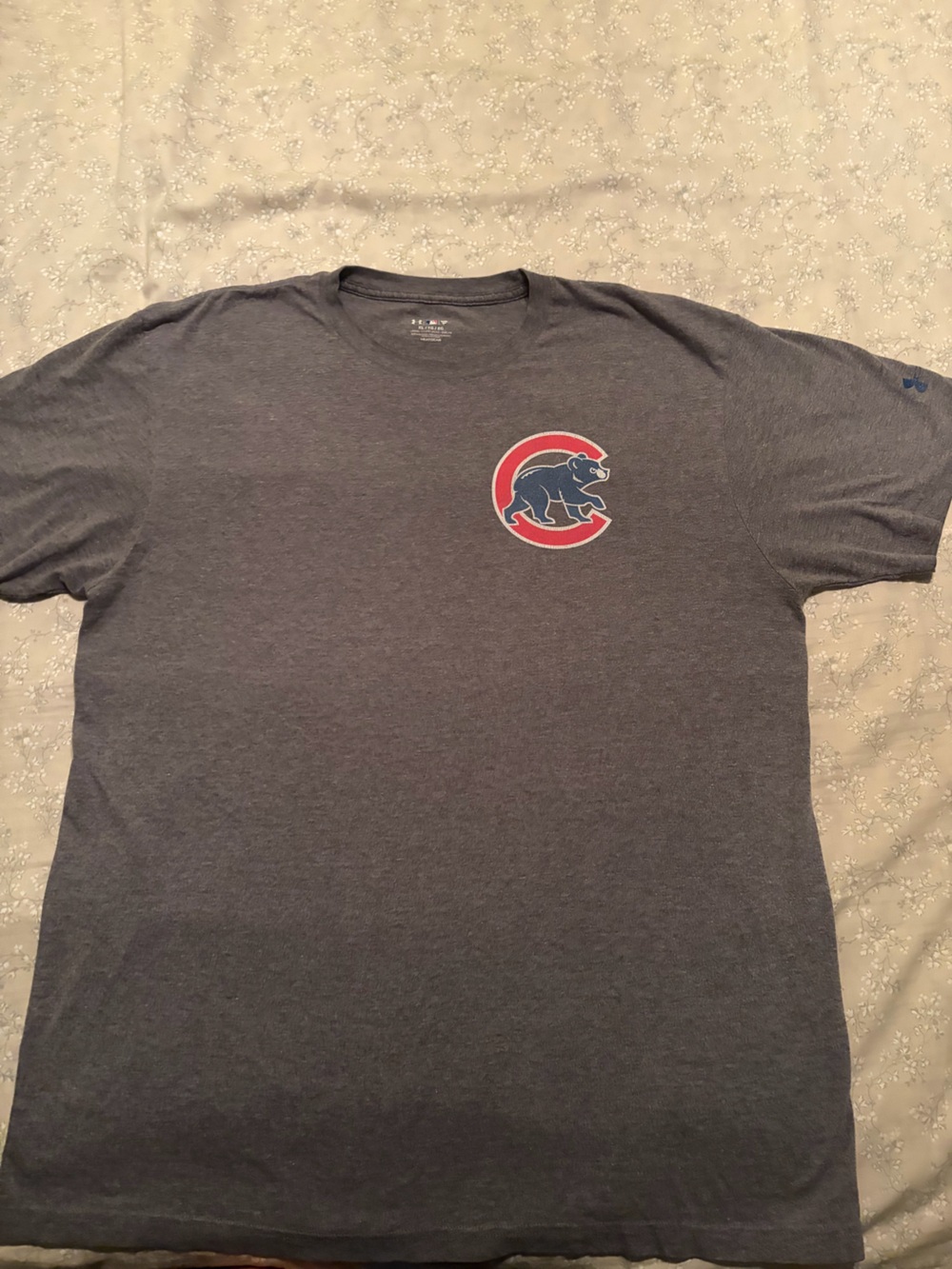 Men's Heather Gray Cubs T-Shirt